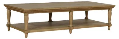 Produktbild von Langer Couchtisch im Shabby-Chic-Stil aus Eiche