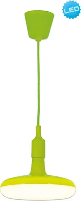 Produktbild von Näve Pendel incl. LED-Tellerlampe E27 grün "Ufo" - Textil/Silikon/Kunststoff - Farbe: grün; 6096917