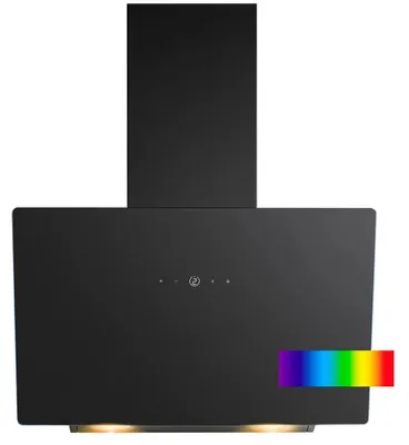 Produktbild von Bomann Dunstabzugshaube 60cm | bunte Beleuchtung in Wunschfarbe | Umluft u. Abluft | inkl. Montage-Material | Umluft DU 7611 G schwarz matt