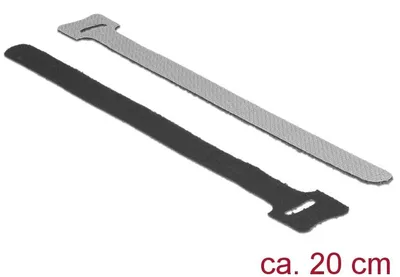Obrázok produktu pre DeLOCK 18687, Čierna, 12 mm, 200 mm, 10 kusov