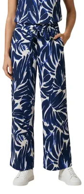Produktbild von Only ONLNOVA LIFE VIS CROP PALAZZO PANT WVN Damen Hose Blau : Größe - L Größe: L