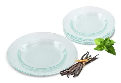 Produktbild von 6 Untertassen Unterteller Glasteller Getränkeuntersetzer Set Kaffeeuntertassen