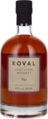 Produktbild von Koval RYE Single Barrel Whiskey 40 % 0,50 lt.