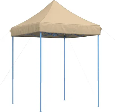 Image de vidaXL Tente de réception pliable Pop-Up Beige 200x200x306 cm