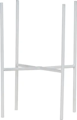 Produktbild von Weißer Metall Pflanzenständer Ø12cm Blumentopfständer aus Metall Pflanzenhalter