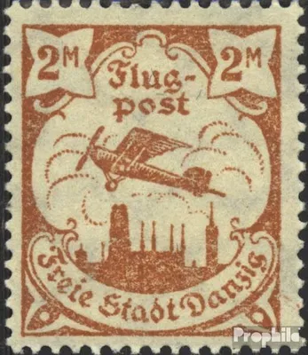 Produktbild von Briefmarken Danzig 1923 Mi 115 Gefälligkeitsentwertung gestempelt Flugpost