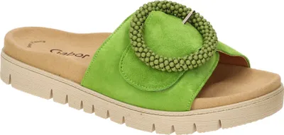 Produktbild von Gabor 43.745 Damen Pantoletten - Pantolette grün Freizeit NEU