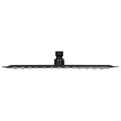 Produktbild von vidaXL Regenbrause Edelstahl 30x30 cm Quadrat Schwarz
