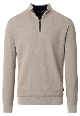 Produktbild von CasaModa Übergrößen Strick-Troyer beige melange