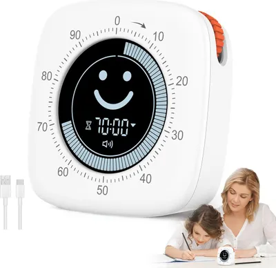 Produktbild von 35-Tage Akkulaufzeit Timer – Einfaches Drehrad-Steuerung + 3 Helligkeitsstufen, tragbar