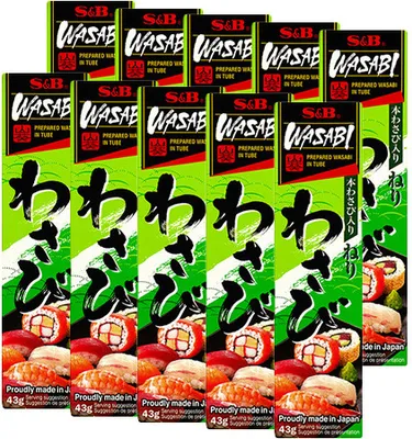 Produktbild von S&B - Wasabi Paste - 10x 43g