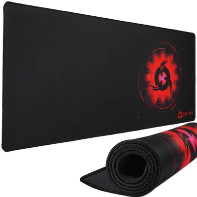 Obrázek produktu pro Herní podložka pod myš XL, extra velká, protiskluzová, 900x400 mm, červená