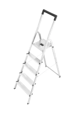 Produktbild von Hailo Haushaltsleiter L40 EasyClix 5 Alu-Stufen, 8140501