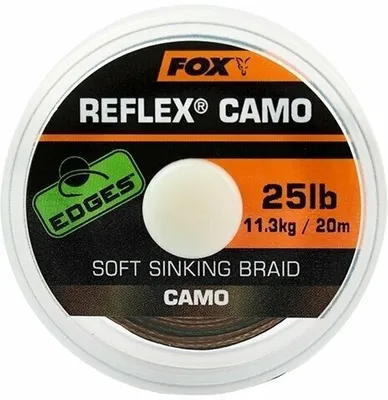 Zdjęcie produktu dla Fox Fishing Edges Reflex Camo Soft Sinking Braid Reflex Camo 20 m 25 lbs-11,3 kg Plecionka