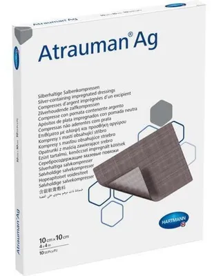 Produktbild von ATRAUMAN Ag 10x10 cm steril Kompressen