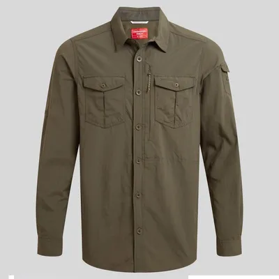 Produktbild von Craghoppers Herren NosiLife Adventure III Langarmhemd Woodland Green L