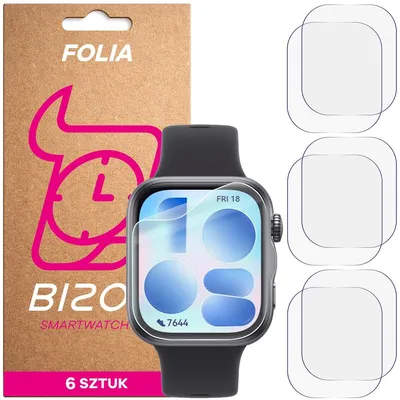 Produktbild von 6x Schutzfolie für den Bildschirm für Huawei Watch Fit 5, Bizon Watch HydroFlex