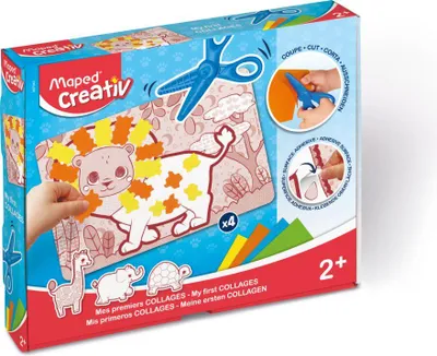 Zdjęcie produktu dla Kreatywne Zabawki, Kolażowe Zwierzątka – Rozwiń wyobraźnię i zdolności manualne!
