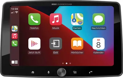 Produktbild von ESX VISION VMX900DAB | Universal 1-DIN Multi-Angle Media Moniceiver mit 22,8 cm (9“) Touchscreen