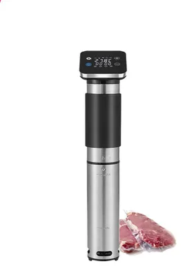 Immagine prodotto di Cottura sottovuoto - Apparecchio per cottura sottovuoto - Cottura sottovuoto - Pentole a cottura lenta - Acciaio inossidabile di quinta generazione - Resistente all'acqua (IPX7) - 1100W