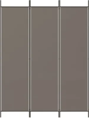 Produktbild von Stabli 3-tlg. Paravent Anthrazit 150x200cm Stoff - Paravents DE114799 - Paravents