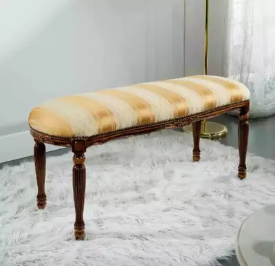 Produktbild von Designer Bank Polsterbank Sitzmöbel Klassischer Sitzbank Bänke Möbel