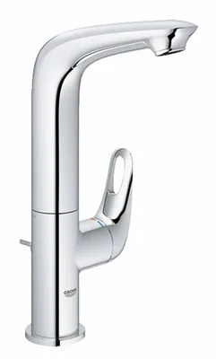 Obrázek produktu pro GROHE Eurostyle, Umyvadlo, Páková rukojeť, Nerezová ocel, 3/4", Chrom