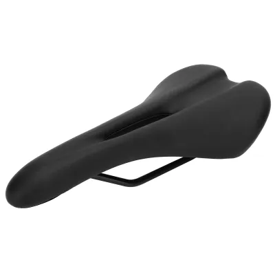 Produktbild von Universeller Fahrradsattel, Mountainbike Sitzbezug, bequeme Polsterung, Fahrrad-Zubehör, schwarz