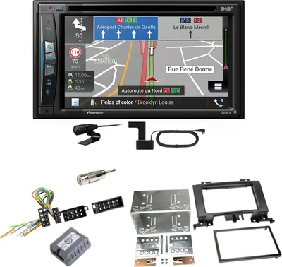 Produktbild von Pioneer AVIC-Z730DAB Navigation MP3 Einbauset für Mercedes Sprinter W906 Crafter