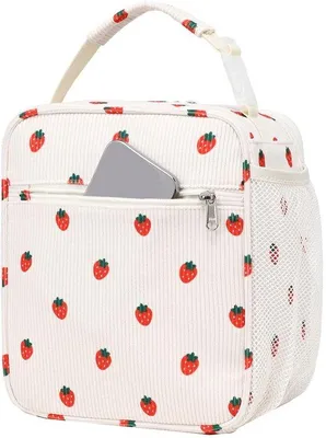 Produktbild von Isolierter Lunchkoffer mit großem Volumen, tragbarer Kühltasche für Schule, Büro, Picknick, Strandarbeit
