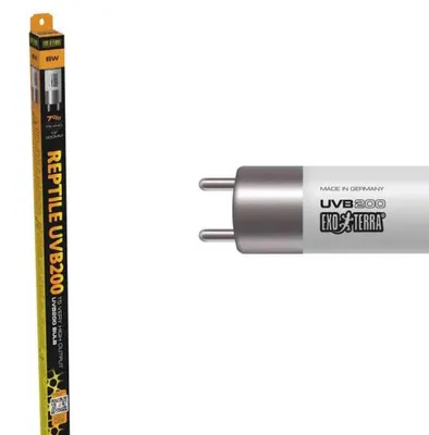 Immagine prodotto di Exo Terra UVB200 VHO Illuminazione per terrari 8 W Argento  Argento Taglia unica