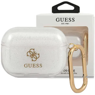 Produktbild von Guess Coloured Glitter - Airpods Pro Hülle (Transparent)