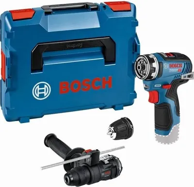 Image de Perceuse-visseuse sans fil Bosch Professional GSR 12V-35 FC, Brushless, 35 Nm, FlexiClick, L-BOXX