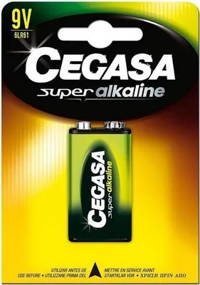 Produktbild von Cegasa B.6LR61, 6LR61, Alkali, 1 Stück(e), Mehrfarbig, Sichtverpackung
