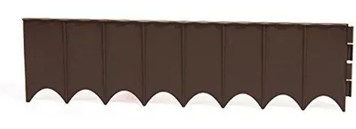 Produktbild von Famanu Gartenzaun Braun 595 x 16 cm - dekorativ und langlebig