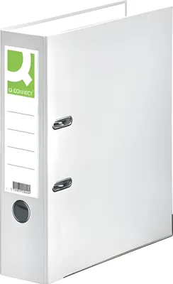 Produktbild von Q-Connect Ordner PP - A4, 80 mm, weiß