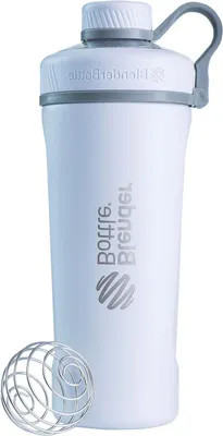 Productafbeelding van Roestvrijstalen Thermosfles en Fitnessshaker met BlenderBall - 770 ml