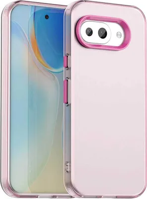 Obrázek produktu pro Pouzdro pro Google Pixel 9A, tenké poloprůhledné matné nárazuvzdorné pouzdro na telefon Červený