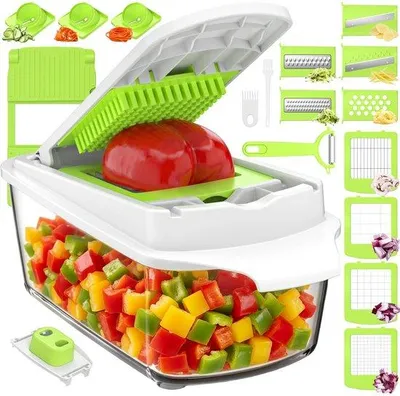 Zdjęcie produktu dla Nóż do krojenia warzyw i obieraczka do warzyw (23 w 1)