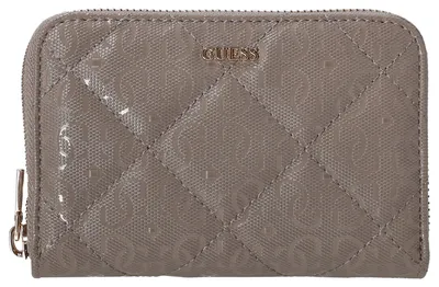 Obrázek produktu pro Guess Peněženka na zip Dámská Libby SLG Medium Zip Around (SWGG) tmavě šedohnědá