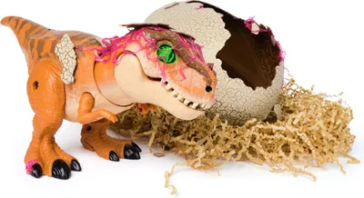 Produktbild von Primal Hatch, Jurassic World, Interaktiver T-Rex im Ei, 100+ Soundeffekte und Reaktionen, Junge/Mädchen, 5 Jahr(e), Lichteffekte, Mit Ton