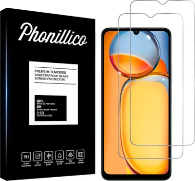 Zdjęcie produktu dla Szkło hartowane do Xiaomi Redmi 13C [2 szt.] Folia ochronna na ekran odporna na zarysowania Phonillico®