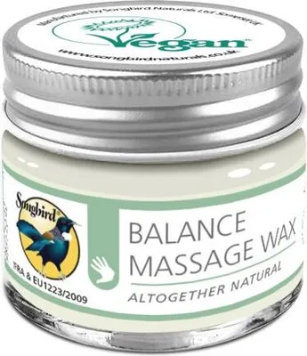 Produktbild von Songbird Veganes Balance Massagewachs 20 Gr