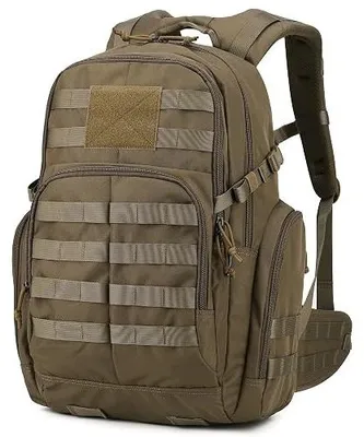 Zdjęcie produktu dla Plecak taktyczny 40 l wojskowy molle turystyka kemping wędrówki khaki