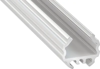 Obrázek produktu pro Hliníkový LED pásek bílý | Typ MICO | S koncovým krytem a montážní konzolou | Zmrzlý kryt | 1m