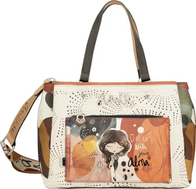 Produktbild von Anekke Handtasche Umhängetasche Alma Bowling Bag Multicolor mehrfarbig