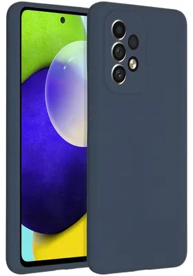 Imagen del producto de Funda Trasera de Silicona Lí­quida para Samsung Galaxy A53 - Azul oscuro