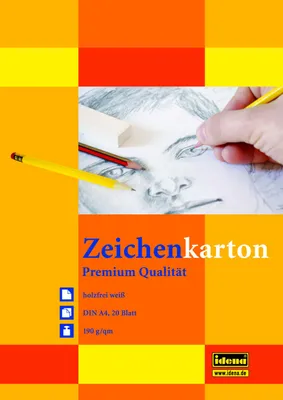 Produktbild von Happy Kidz Idena Zeichenkarton A4 21403186047