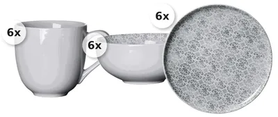 Produktbild von Frühstücks-Set 18 tlg. Porto