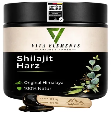 Immagine prodotto di Vita Elements Resina di Shilajit 50g Acido Fulvico Minerali Vitalità Integratore Alimentare, Immagine generata dall'IA